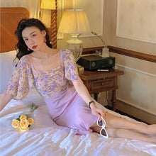 Load image into Gallery viewer, Sexy Bodycon Evening Party Midi Dress Women Boho Casual Elegant Fishtail Floral Dress Print Korean Fashion Clothing Summer 2021