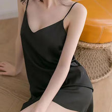 Load image into Gallery viewer, Sexy Camisole Women&#39;S Summer Mid-Length Dress Deep V Suspender Skirt Women&#39;S Summer Pajamas Nightdress Home Service