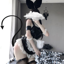 Load image into Gallery viewer, Sexy Cute Bunny Girl Faux Leather Material Rabbit Woman Set Good Quality Can Wear Out To Comic Show Kawaii Cosplay Bunny Costume