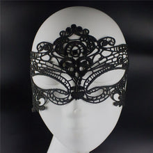 Load image into Gallery viewer, Sexy Dress Porn Lingerie Sexy Black/White/Red Hollow Lace Mask Exotic Erotic Costumes Women Sexy Lingerie Hot Cosplay Masks