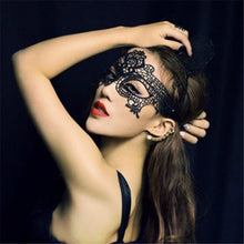 Load image into Gallery viewer, Sexy Dress Porn Lingerie Sexy Black/White/Red Hollow Lace Mask Exotic Erotic Costumes Women Sexy Lingerie Hot Cosplay Masks