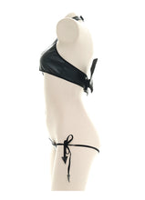 Load image into Gallery viewer, Sexy Halloween Outfits for Women Maids Outfit Demon Devil Costume Black Anime Cow Cosplay Lingerie Role Play Open Bra and Panty
