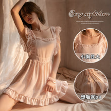 Load image into Gallery viewer, Sexy Lace Maid Cosplay Costumes Women Lovely Role Play Dress for Women Perspective Lingerie Suit Erotic Servant Clothes  Maid 18
