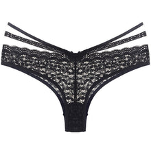 Load image into Gallery viewer, Sexy Lace Women&#39;s Panties Bikini Underpants Lace Transparent Underwear Seamless High Low-Waist Thong Lingerie Sex String Tanga