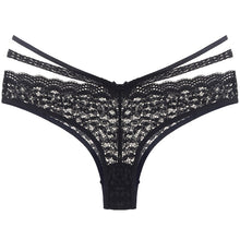 Load image into Gallery viewer, Sexy Lace Women&#39;s Panties Bikini Underpants Lace Transparent Underwear Seamless High Low-Waist Thong Lingerie Sex String Tanga