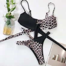 Load image into Gallery viewer, Sexy Leopard Bikinis 2020 Micro Bikini Set Push Up Thong Biquini High Cut Swimwear Women Mini Swimsuit Female Bathing Suit