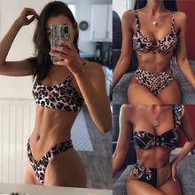 Load image into Gallery viewer, Sexy Leopard Bikinis 2020 Micro Bikini Set Push Up Thong Biquini High Cut Swimwear Women Mini Swimsuit Female Bathing Suit