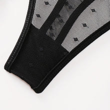 Load image into Gallery viewer, Sexy Lingerie Bodysuit Underwear Erotic Embroidery Mesh Bra with Garter Set Exotic Sensual Lingerie for Women Underwear Jumpsuit