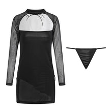 Load image into Gallery viewer, Sexy Lingerie Classical Split Fork Cheongsam Dress Women Devil Cosplay Lolita Costumes Fancy Erotic Sleepwear Exotic Apparel