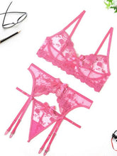 Load image into Gallery viewer, Sexy Lingerie Exotic Costumes Lace Transparent Underwear Women Sensual Lingerie Woman Porn Erotic Lingerie 3 Pieces