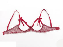 Load image into Gallery viewer, Sexy Lingerie French Bra Brief Sets Ultra Slim Women Underwear Sexy Lace Embroidery Bra Girls Lingerie Set Sale See Through Bra