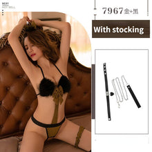 Load image into Gallery viewer, Sexy Lingerie Pajamas for sex Passion Emotional Suit See-through Show Clothing Uniform Sex Product Temptation Coquettish bikini