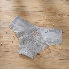 Load image into Gallery viewer, Sexy Lingerie Panties Women&#39;s Underwear Lace Mesh Transparent Hollow Thong Hip Temptation Briefs Thong See Through Panties