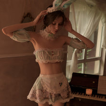 Load image into Gallery viewer, Sexy Lingerie Women&#39;s Lace Sexy Split Anime Underwear 8 Pces Set Lolita Nightdress Maid Rabbit Uniform Temptation Exotic Costume