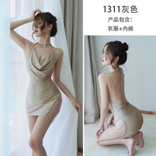 Load image into Gallery viewer, Sexy Lingerie for Plus Size Women Sexy Lingerie Female Sexy Lace Suspender Pajama Set Sexy Dresses  Club Wear   Corset Dress