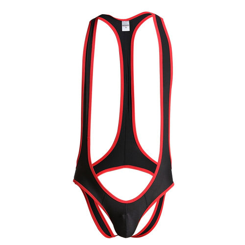 Sexy Mens Undershirts Jumpsuits Wrestling Singlets Leotard Suspender Teddies Underwear Backless Bodysuits Gay Open Butt Briefs