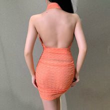 Load image into Gallery viewer, Sexy Mini Halter Neck Dresses Women Night Club Party Bodycon Dress Backless Bandage 2021 Summer Beach Sleeveless Y2K Dresses