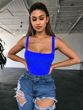 Load image into Gallery viewer, Sexy Neon Green Bodysuit Romper Women Body Black Red Backless Bodysuits Summer Rompers Womens Bodysuit Sleeveless 2020