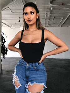 Sexy Neon Green Bodysuit Romper Women Body Black Red Backless Bodysuits Summer Rompers Womens Bodysuit Sleeveless 2020