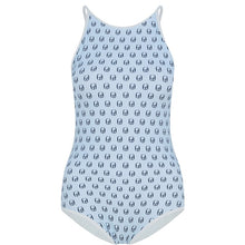 Load image into Gallery viewer, Sexy One Piece Print Swimsuit Women High Neck Bathing Suit Swimwear Monokini Bathing Suit Removable Pad Beach Wear