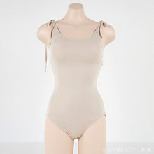 Load image into Gallery viewer, Sexy One Piece Swimsuit Women Solid Swimwear Bandage Straps Monokini Bathing Suit Removable Pad Beach Wear