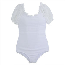 Load image into Gallery viewer, Sexy One Piece Tummy Control Swimsuit Lady 2023 Monokini Solid Short Sleeve Swimwear Women Swimsuits Bath Suit Koren Style