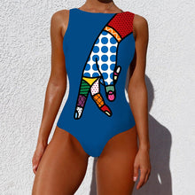 Load image into Gallery viewer, Sexy Print One Piece Swimsuit 2023 New Female Sport Swimwear Bodysuit Women Backless Push Up Bathing Suit Beachwear Dropshipping