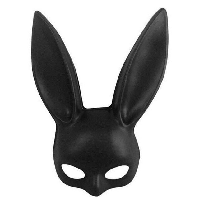 Sexy Sex Shop Product Women Halloween Sexy Rabbit Bunny Mask Anime Full Face Cosplay Masks For Face Female Fetish BDSM Bondage
