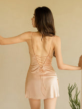 Load image into Gallery viewer, Sexy Sleepwear Nightdress Kimono Bathrobe Gown Summer Lingerie Lace Trim Nightwear Women Robe Suspender Nightgown Set