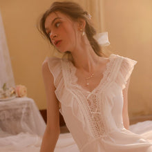 Load image into Gallery viewer, Sexy Sleepwear Women Night Dress Teen Girl Nightwear Lounge Homewear Deep V Nightgown Camisolas Lingerie Backless Home Suit 2023