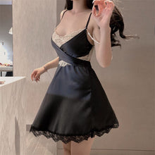 Load image into Gallery viewer, Sexy Sleepwear Women Nightwear Pure Desire Pajamas Backless Suspender Nightdress Emotional Underwear Nightgown