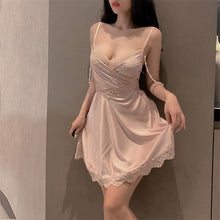 Load image into Gallery viewer, Sexy Sleepwear Women Nightwear Pure Desire Pajamas Backless Suspender Nightdress Emotional Underwear Nightgown