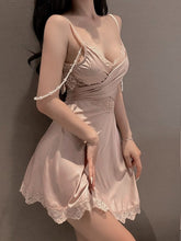 Load image into Gallery viewer, Sexy Sleepwear Women Nightwear Pure Desire Pajamas Backless Suspender Nightdress Emotional Underwear Nightgown