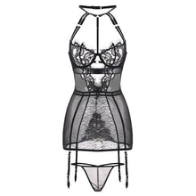 Load image into Gallery viewer, Sexy Slim Waist Underbust Corset Elasticity Women Underwear Transparent Lace Mesh Corset Top Lingerie Bustier Push Up Corselet