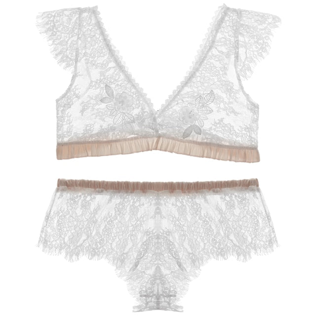 Sexy Solid Nightgown Sleeveless Pyjama Femme V-neck Pijama Mujer Women Pajamas Set Lace Sleepwear Satin Silk Home Clothes