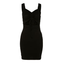Load image into Gallery viewer, Sexy Spaghetti Strap Dress Summer Hollow Out Sleeveless Slim Women Vestido New Lady Bodycon Mini Dresses Mujer Clubwear