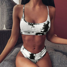 Load image into Gallery viewer, Sexy Swimwear Women Underwired Push Up Bikini Set High Cut Swimsuit Female 2021 New Patchwork Bathing Suit Swimming Biquini Sets