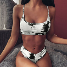 Load image into Gallery viewer, Sexy Swimwear Women Underwired Push Up Bikini Set High Cut Swimsuit Female 2021 New Patchwork Bathing Suit Swimming Biquini Sets