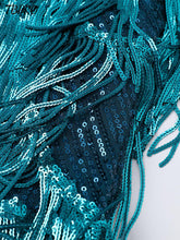 Load image into Gallery viewer, Sexy Tassel Sequins Feather Mini Dress Women Fashion Spaghetti Strap Stitching Dresses Female Elegant Evening Party Club Dress
