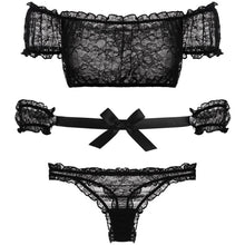 Load image into Gallery viewer, Sexy Temptation Babydoll Nightwear Cute Cami Top and Shorts Pijama Mujer Sexy Lingerie Set Floral Sleepwear Women&#39;s Pajama Se