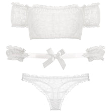 Load image into Gallery viewer, Sexy Temptation Babydoll Nightwear Cute Cami Top and Shorts Pijama Mujer Sexy Lingerie Set Floral Sleepwear Women&#39;s Pajama Se