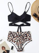 Load image into Gallery viewer, Sexy Two Pieces Pearl Swimwear Women Bandage Bikini Swimsuit 2022 High Cut Swimwear Women Push Up Swim Bathing Suit Biquini