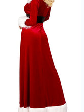 Load image into Gallery viewer, Sexy Underwear Christmas Dress Cloak Christmas Robe Golden Velvet Christmas Performance Dress Christmas Dress Cosplay Dress