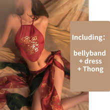 Load image into Gallery viewer, Sexy Underwear Sexy Bellyband Chinese retro Style Temptation Hanfu dress Pajamas Hot Retro Women&#39;s sexy lingerie pornos suit