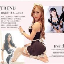 Load image into Gallery viewer, Sexy Underwear Uniform Temptation Maid Suit Role Play Screen Backless Maid European and American Sexy Role Play Underwear Suit