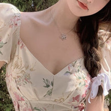 Load image into Gallery viewer, Sexy V-neck Party Mini Dresses Summer 2021 Ladies Print Puff Sleeve Women Bodycon Beach Vintage Bud Robes Boho Fashion Vestidos