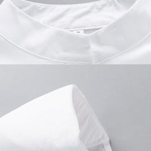 Load image into Gallery viewer, Sexy White O-neck Shoulder Pad Shirt Blouses Woman Summer Fashion Sleeveless Button Shirts For Women 2021 Elegant Tops Femme