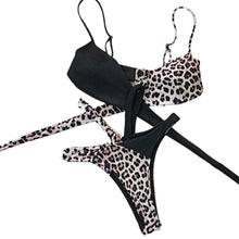 Load image into Gallery viewer, Sexy Women High Waist Bikini Swimsuit Swimwear Female Bandeau Thong Brazilian Biquini Bikini Set Bathing Suit Bathers купальник