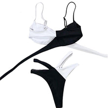 Load image into Gallery viewer, Sexy Women High Waist Bikini Swimsuit Swimwear Female Bandeau Thong Brazilian Biquini Bikini Set Bathing Suit Bathers купальник