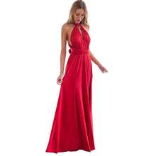 Load image into Gallery viewer, Sexy Women Multiway Wrap Convertible Boho Maxi Club Red Dress Bandage Long Dress Party Bridesmaids Infinity Robe Longue Femme